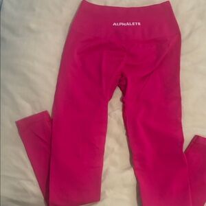 Women Alphalete  Hot Pink Leggings